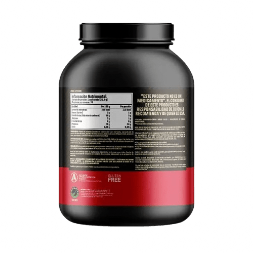 Imagen del contenido nutricional de la proteína Optimum Nutrition 100% Whey Gold Standard